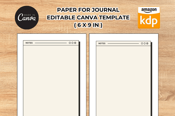 Download KDP Template for Journals - Premium Resources