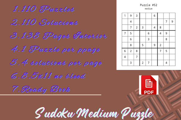 Download Sudoku Puzzle Practice for Kids Book - Practice for kids Collection