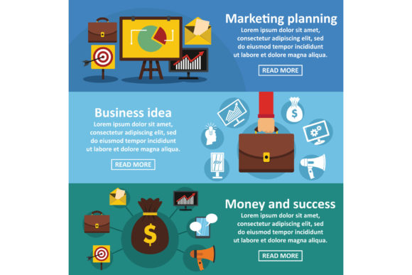 Download Marketing Tools Banner Horizontal Set - Marketing tools Collection